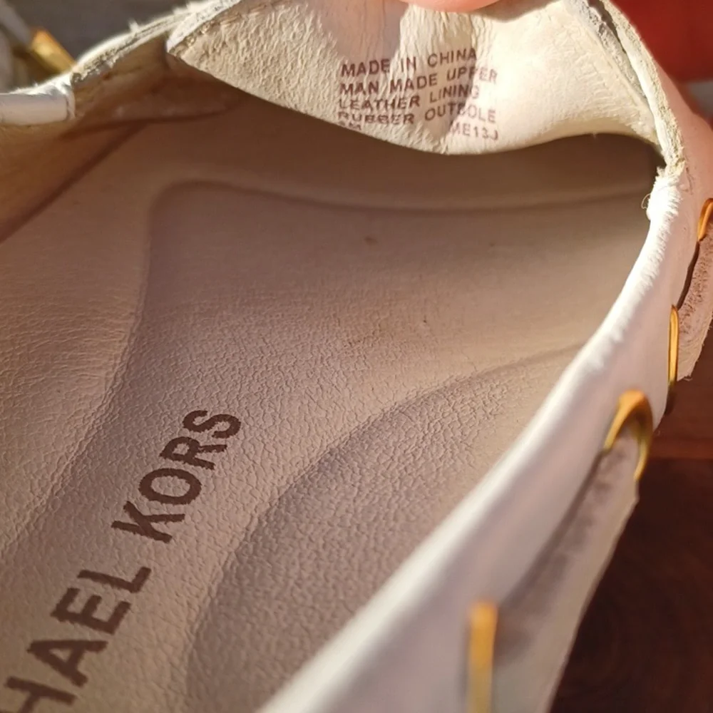 Michael Kors Blair Moc vanilla loafers, sz 6M. - Picture 5 of 5